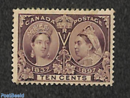 Canada 1897 10c, Stamp Out Of Set, Unused (hinged) - Ongebruikt