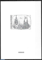Czech Republic 1998 Special Sheet, With 000000 Number!, Mint NH, Religion - Churches, Temples, Mosques, Synagogues - Autres & Non Classés