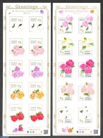 Japan 2020 Flowers 20v (2xm/s), Mint NH, Nature - Flowers & Plants - Nuovi