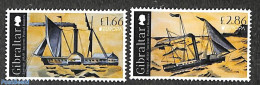 Gibraltar 2020 Europa, Old Postal Roads 2v, Mint NH, History - Transport - Europa (cept) - Post - Ships And Boats - Poste