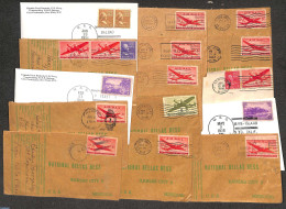 United States Of America 1946 Lot With 15 Covers, Postal History - Brieven En Documenten