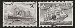 Japon 1976 N° Y&T : 1184 Et 1185 Obl. - Usati