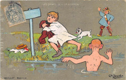 ILLUSTRATEUR - CH. BEAUVAIS - "LES SPORTS" IX - LA NATATION - Beauvais