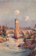 ILLUSTRATEUR - EUGENE BOURGEOIS - "PYRENEES" - ORTHEZ, LE VIEUX PONT - Bourgeois