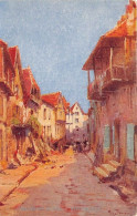 ILLUSTRATEUR - EUGENE BOURGEOIS - "PYRENEES" - SALIES DE BEARN, VIEILLE RUE - Bourgeois