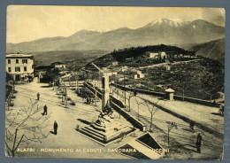 °°° Cartolina - Alatri Monumento Ai Caduti - Panorama Cappuccini - Viaggiata °°° - Frosinone