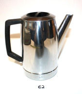 E2 Cafetière Guy Degrenne - Inox - Art Deco - Teapots