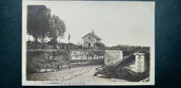 07 , Saint Péray , Carte Photo  ,le Pont De La Gare En 1907..........vue Peu Courante - Saint Péray