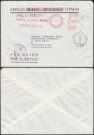 Congo Belge 1960 - Lettre Par Avion De Leopoldville à Destination Bruxelles. Oblitération Mécanique.....(EB) AR-02924 - Gebraucht