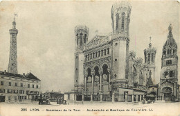  69 - LYON -  ASCENSEUR DE LA TOUR - FOURVIERE - Lyon 5