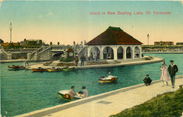 ANGLETERRE  ISLAND IN NEW BOATING LAKE GT YARMOUTH - Great Yarmouth