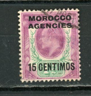 MAROC (GB) - SOUVERAIN  - N° Yvert 25 Obli. - Morocco Agencies / Tangier (...-1958)