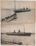 76. LE HAVRE. La Savoie. 2 Cartes - Harbour