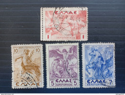 GREECE HELLAS GRECIA 1933 AIRMAIL SOGGETTI MITOLOGICI - Gebraucht