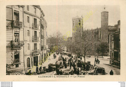 34.  CLERMONT L'HERAULT .  Le Planol . CPA Animée . - Clermont L'Hérault