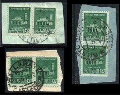 ● ITALIA  R.S.I. 1944 ֍ Monumenti Distrutti ● N.° 497 Usati ● Fil. Corona ● Cat. ? € ️● Lotto N. 1481 /82 /84 ● - Used