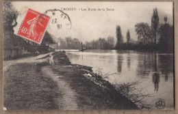 CPA 78 - CROISSY - Les Bords De La Seine - TB PLAN Fleuve Avec Chemin - Croissy-sur-Seine