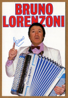 BRUNO LORENZONI :  AUTOGRAPHE - ACCORDEON - Singers & Musicians