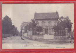 Carte Postale 78. Achères  Avenue Maurice Berteaux    Très Beau Plan - Acheres