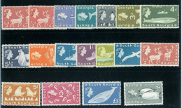 P3127 - SOUTH GEORGIA S.G. 1/16 WITH 1 A AND NR. 17 MNH - Zuid-Georgia