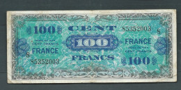 BILLET 100 Francs - FRANCE - Série 8 - Billet Du Débarquement - 4 Juin 1945 -   85352003 - Laura 10330 - 1945 Verso France