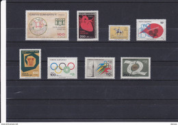 TURQUIE 1972 Yvert 2020 + 2023 + 2028 + 2035-2037 + 2039 + 2048 NEUF** MNH Cote : 6,25 Euros - Unused Stamps