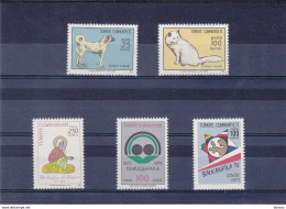 TURQUIE 1973 Yvert 2064-2068 NEUF** MNH Cote : 4,20 Euros - Unused Stamps