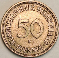 Germany Federal Republic - 50 Pfennig 1950 D, KM# 109.1 (#4712) - 50 Pfennig