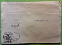 FINLAND FINLANDE,  Lettre Helsinki Cover Centenaire Du Timbre 1845 - 1945 Stamp Centenary > Stockholm 16.6.1945 - Brieven En Documenten