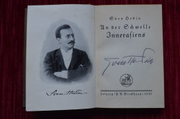 Signed Sven Hedin Reisen Und Abenteuer Explorer Explorateur Himalaya Mountaineering Escalade Alpinisme - Libros Autografiados