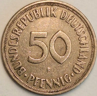 Germany Federal Republic - 50 Pfennig 1950 F, KM# 109.1 (#4713) - 50 Pfennig