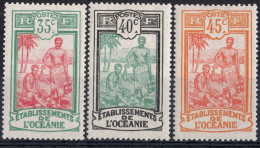 OCEANIE  Timbres-Poste N°30* à 32* Neufs Charnières TB Cote : 4€00 - Unused Stamps