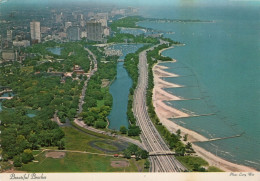 - BEAUTIFUL BEACHES - Clean, Sandy Beaches Dot The CHICAGO  Lakefront. - Scan Verso - - Chicago