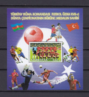 AZERBAIDJAN 2002 BLOC N°56 NEUF** FOOTBALL - Azerbaïjan