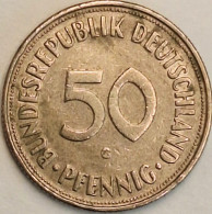 Germany Federal Republic - 50 Pfennig 1950 G, KM# 109.1 (#4714) - 50 Pfennig