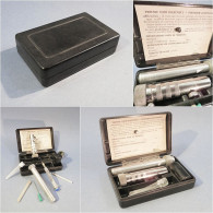 + TROUSSE POUR DIABETIQUE EN BAKELITE @ Médecine Diabète Piqure - Medizinische Und Zahnmedizinische Geräte