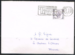 EXP-L90 - BELGIQUE Flamme Sur Lettre THEMABELGA 1975 - Vlagstempels