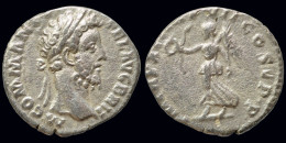 Commodus AR Denarius Victory Advancing Left - Les Antonins (96 à 192)