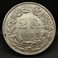 2 FRANCS ARGENT 1957 B BERNE SUISSE / SWITZERLAND SILVER - 2 Francs