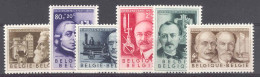 COB 973/78 Uitvinders-Les Inventeurs 1955 MNH-postfris-neuf Sans Charniere - Unused Stamps