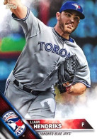 117 Liam Hendriks - Toronto Blue Jays - Carte Topps Baseball 2016 - Otros & Sin Clasificación