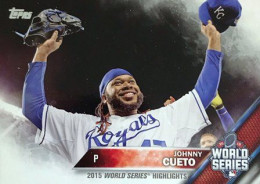 61 Johnny Cueto - World Series Highlights - Carte Topps Baseball 2016 - Sonstige & Ohne Zuordnung