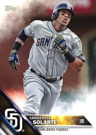 148 Yangervis Solarte - San Diego Padres - Carte Topps Baseball 2016 - Altri & Non Classificati