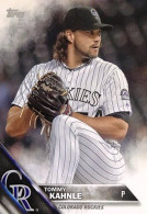 245 Tommy Kahnle - Colorado Rockies - Carte Topps Baseball 2016 - Otros & Sin Clasificación