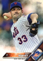 67 Matt Harvey - New York Mets - Carte Topps Baseball 2016 - Sonstige & Ohne Zuordnung