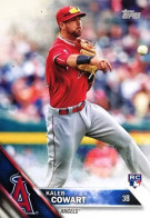 325 Kaled Cowart - Angels - Carte Topps Baseball 2016 - Andere & Zonder Classificatie