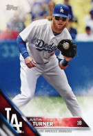 101 Justin Turner - Los Angeles Dodgers - Carte Topps Baseball 2016 - Altri & Non Classificati