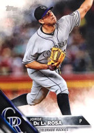 87 Jorge De La Rosa - Colorado Rockies - Carte Topps Baseball 2016 - Otros & Sin Clasificación