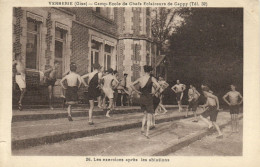 SCOUTS FRANCE VERBERIE CAMP-SCHOOL GYMNASTICS, Vintage Postcard (b54420) - Scoutisme