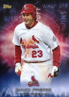 WOW-5 David Freese - St. Louis Cardinals - Carte Topps Baseball Walk Off Wins 2016 - Otros & Sin Clasificación